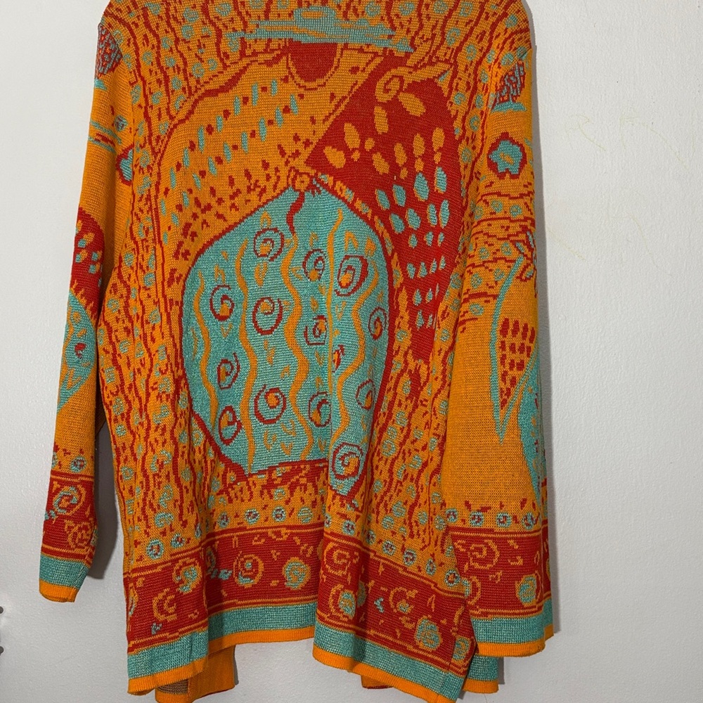 Chacok Multicolor Knit Cardigan medium to large size - Picture 5 of 6